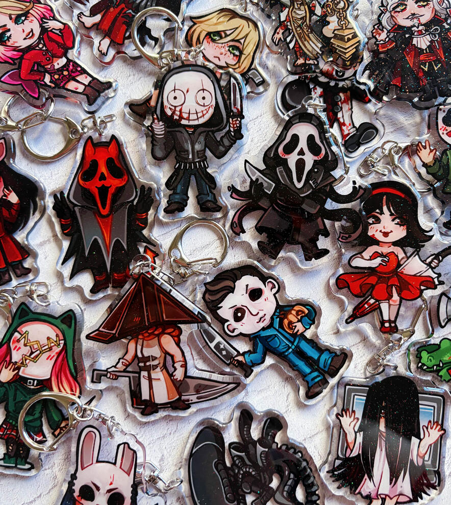 Spooky Keychain Charms