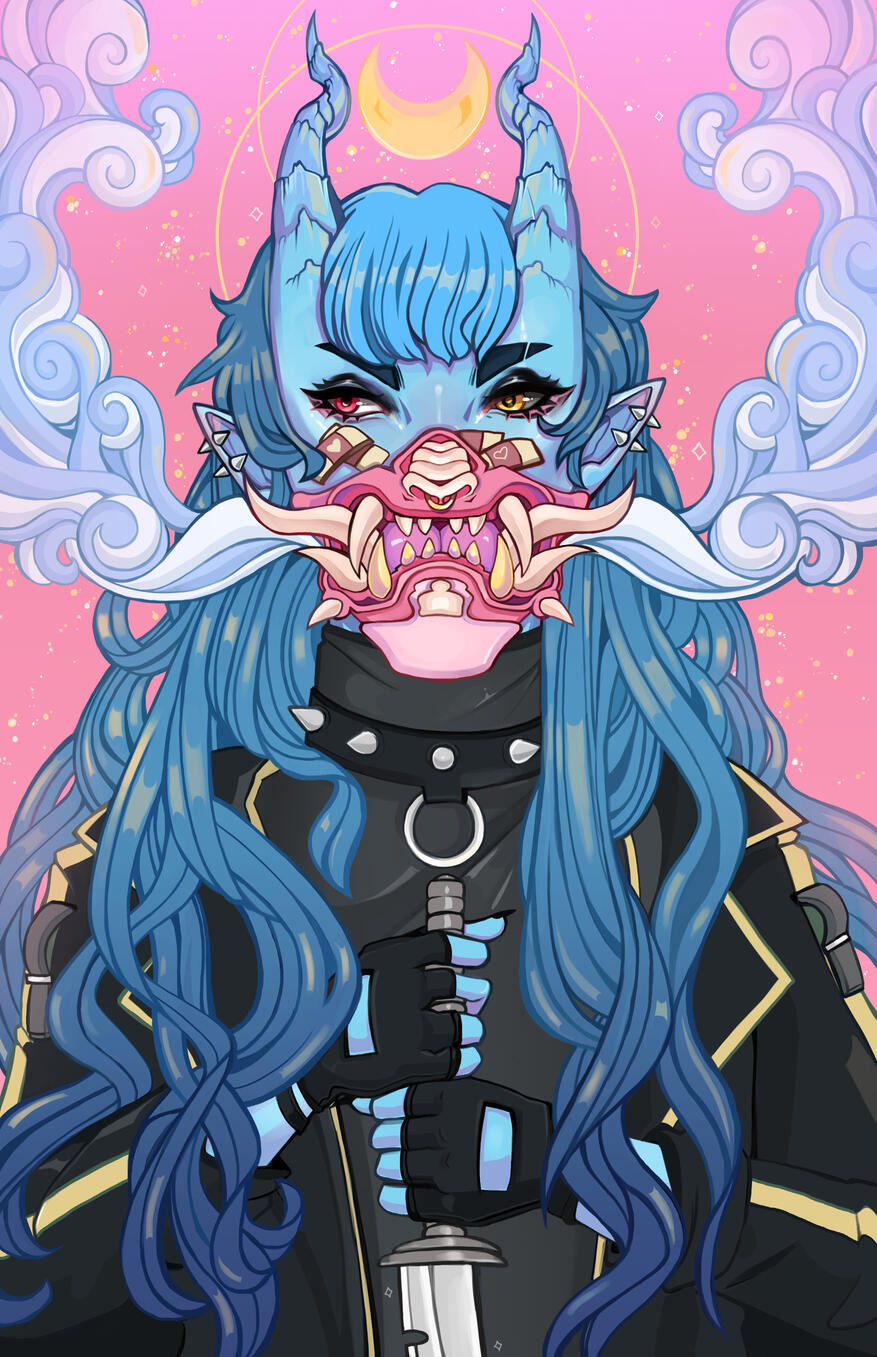 Blue Oni Girl