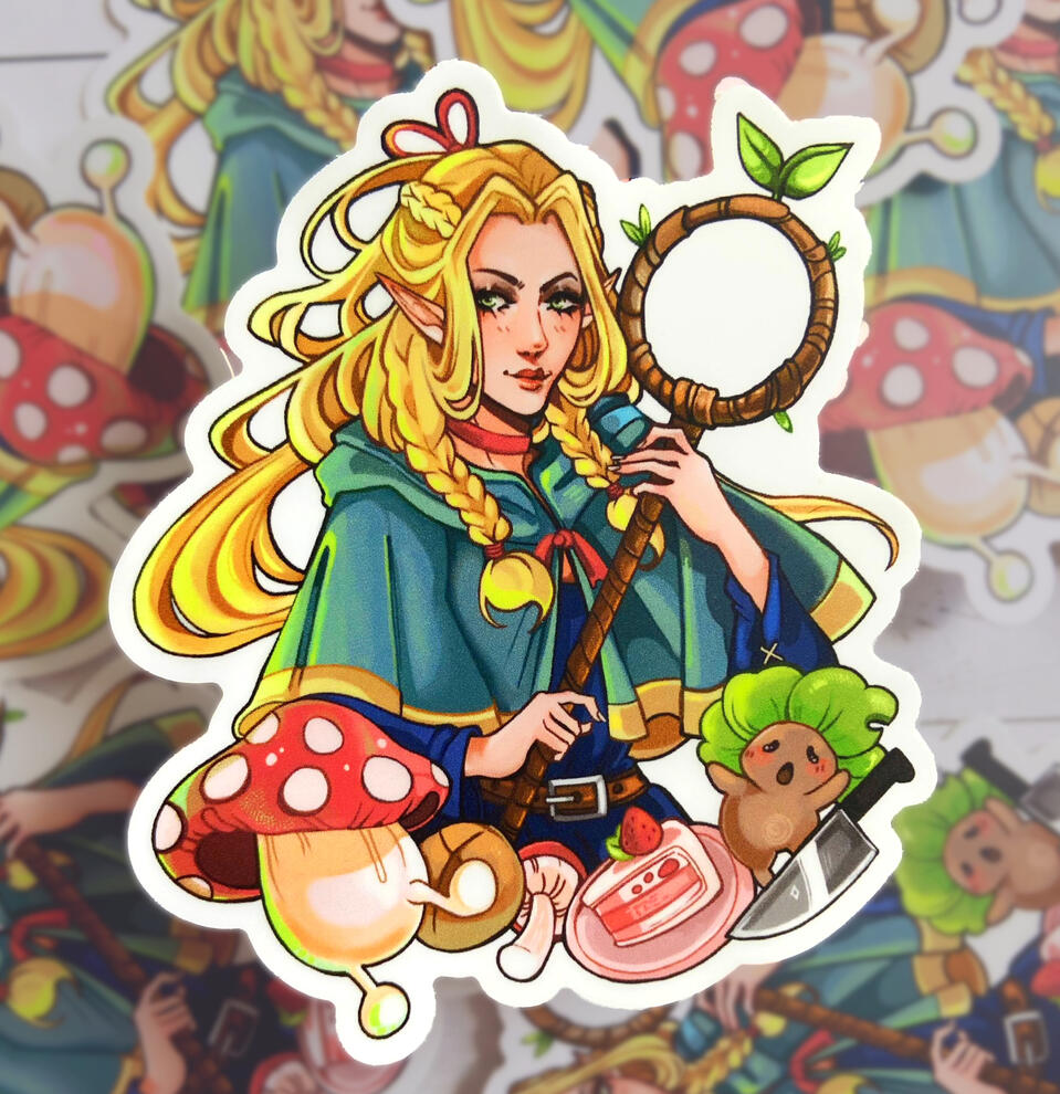 Dungeon Elf Sticker